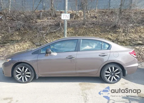 2015 Honda Civic Ex-L from USA, damaged, VIN 2HGFB2F99FH510259
